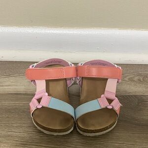 Old Navy Kids Pink and Light Blue Sandals